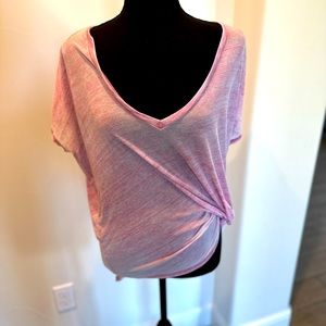Express Light Pink oversized top - XS